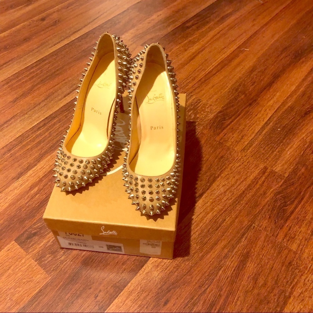 Women’s Authentic Christian Louboutin Spiked Heels